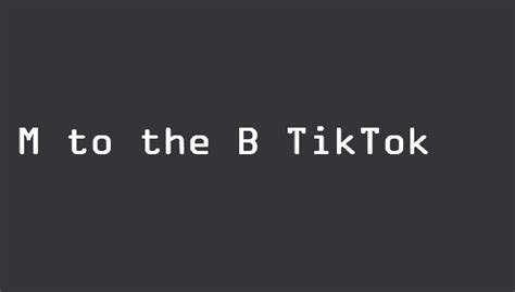 M to the B TikTok Song: Why the Lyrics Trending on TikTok? | BrunchVirals