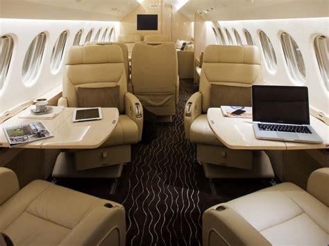 Falcon 7x interior photos