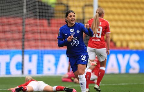 Sam Kerr Chelsea : Wembley Nightmare A Distant Memory As World Class ...