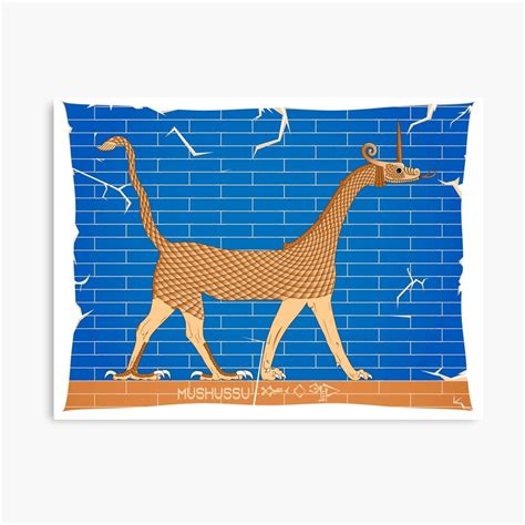 Babylonian Mushussu by Dingir ENKI | Redbubble | Ishtar, Mesopotamia ...