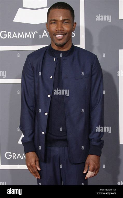 Frank Ocean at the 55th Annual Grammy Awards held at the Staples Center ...