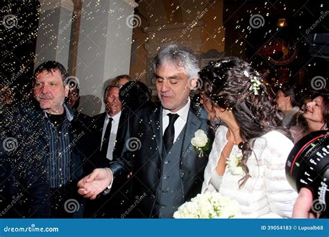 Wedding Andrea Bocelli and Veronica Berti Editorial Stock Photo - Image ...