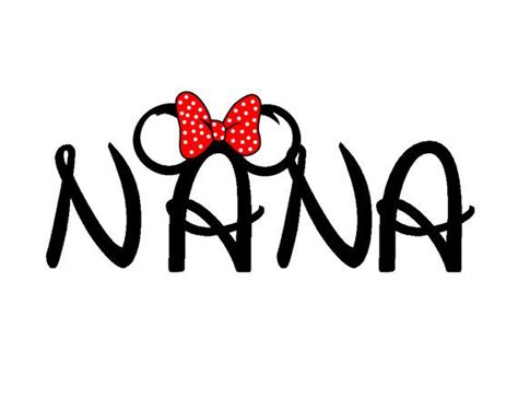 Disney Minnieized Nana or Nanny Custom by AreWeThereYetDesigns, $5.00 | Álbum de recortes de ...