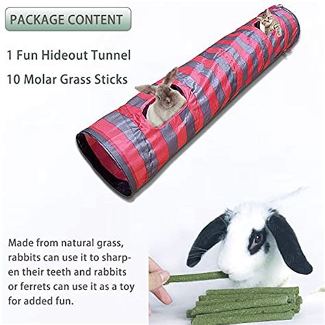 Tfwadmx Rabbit Tunnels and Hideouts Bunny Collapsible Hideaway Cat ...