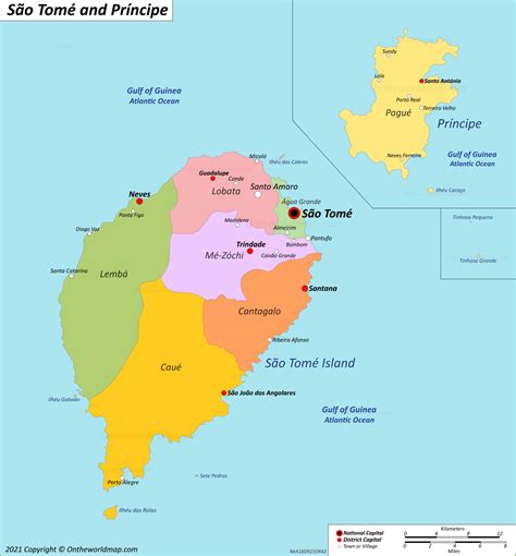 Sao Tome and Principe Map | Detailed Maps of Democratic Republic of São ...