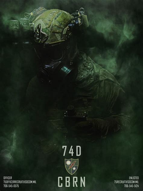 75th Ranger Regiment - Ranger CBRN Specialist (MOS - 74D) : r/army