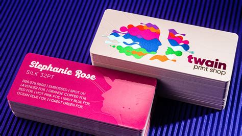 Silk Business Cards – Laminated Finish & Custom Designs