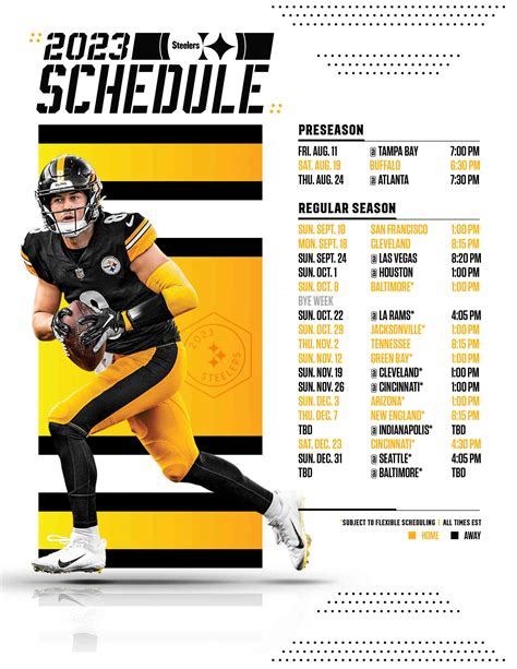 Pittsburgh Steelers Schedule 2024 Printable Calendar - Storm Emmeline