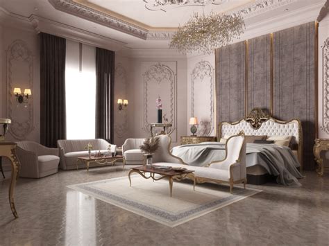 Classic Interior Design For Master Bedroom | HRarchZ Architecture Studio