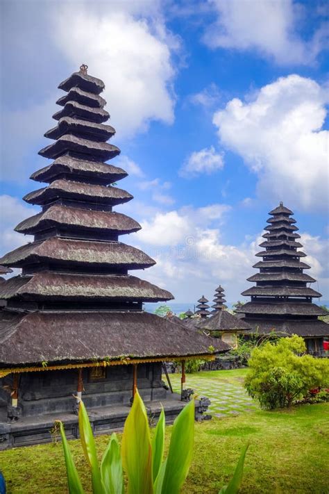 Pura Besakih Temple on Mount Agung, Bali, Indonesia Stock Photo - Image ...