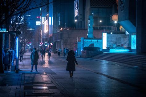 ITAP of a late night street in Seoul, South Korea. : r/itookapicture