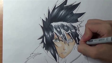 Drawing Sasuke Uchiha Eternal Sharingan and Rinnegan - YouTube