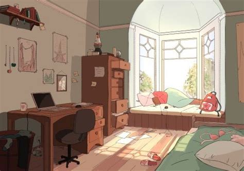 Immagine di animated, art, and bedroom | Environment concept art ...