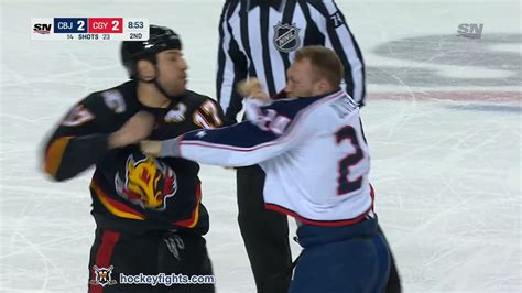 Milan Lucic 2022-2023 Regular Season Fight Card