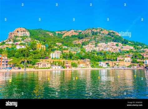 Theoule sur Mer village in France Stock Photo - Alamy