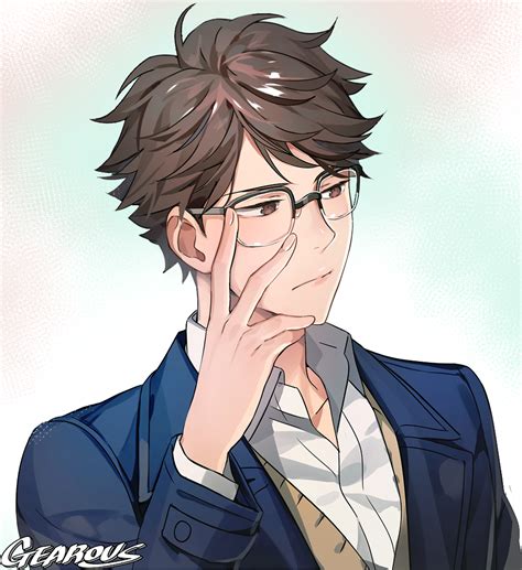 [15+] Fanart Oikawa With Glasses - Anime WP List