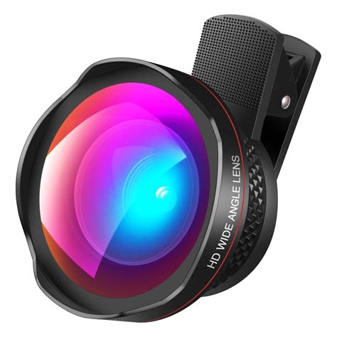 AMIR Phone Camera Lens, 0.45X Super Wide Angle Lens + 12.5X Macro Lens ...