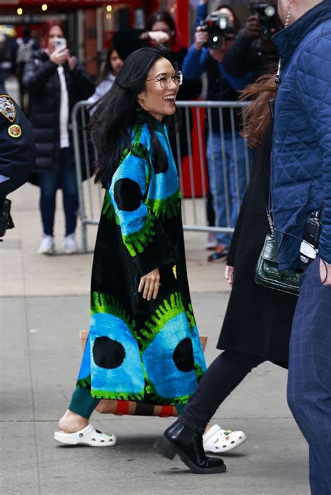 ALI WONG Arrives at Good Morning America in New York 04/05/2023 ...