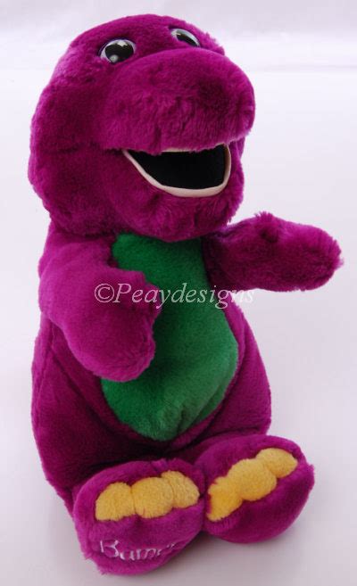 Le Chat Noir Boutique: Barney Singing ABC Alphabet Plush Lovey Doll Dinosaur, Misc. Plush ...