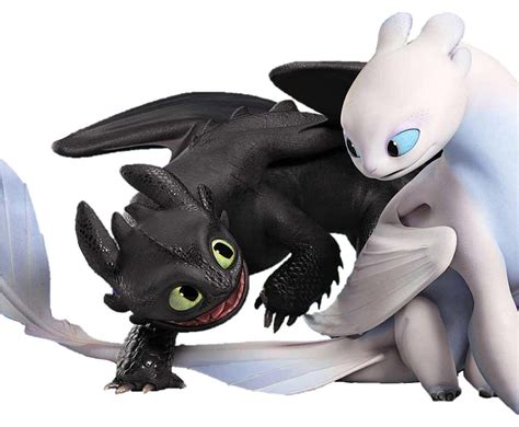 Httyd Hidden World Toothless and Light Fury, light fury and toothless the hidden world HD ...