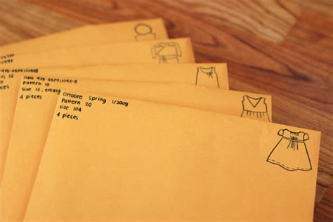 Images and Places, Pictures and Info: how to label a manila envelope