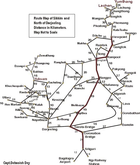Sikkim n North Darjeeling Map - India Travel Forum | IndiaMike.com