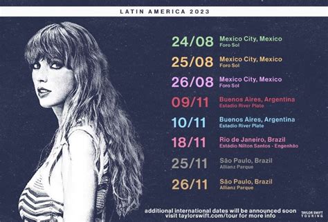 Taylor Swift Argentina Tour Dates - Aila Demetris