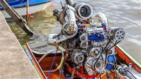 Most crazy Top Thailand Diesel turbo modify Long-tail boat Engine🔥 ...