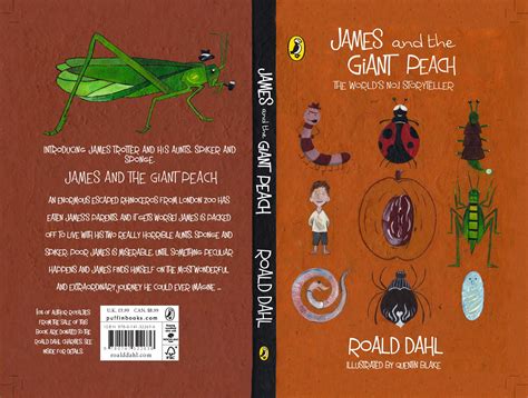 Scott Crook Illustration: James & the Giant Peach Book cover Design