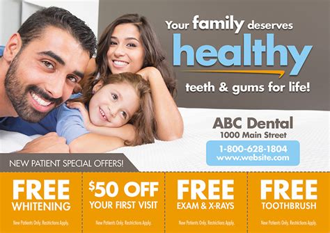 78 Brilliant Dentist Direct Mail Postcard Advertising Examples