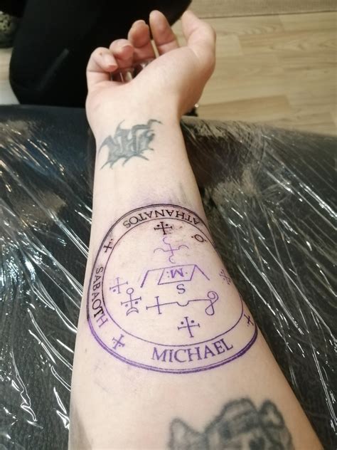 Currently getting a tattoo of archangel Michael sigil : r/occult