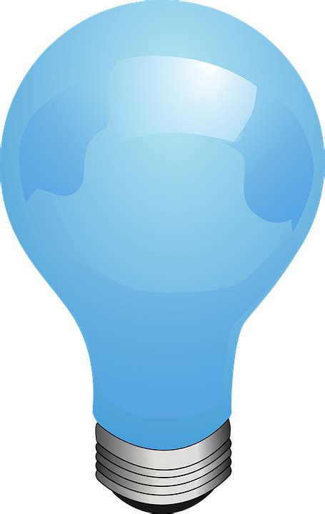 Bulb Blue Lamp - Free vector graphic on Pixabay