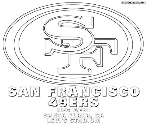 49ers Printable Coloring Pages ~ COLORING PAGES WORLD