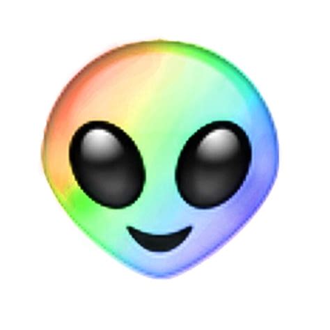 "Rainbow Alien Emoji" Metal Prints by LadyBoner69 | Redbubble