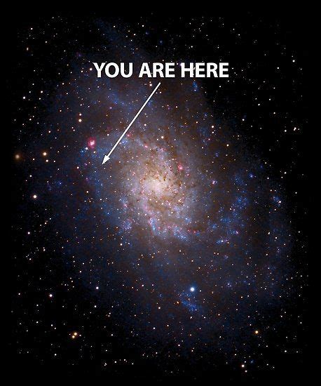 You Are Here Universe Galaxy Poster by Irregulariteez | Universe galaxy ...