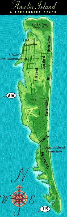 Amelia Island Map - Free Printable Maps