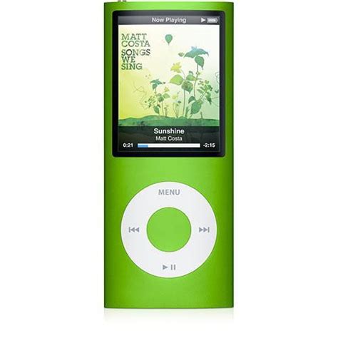 Apple iPod nano 4th Gen 8GB (Green) MB745LL/A B&H Photo Video