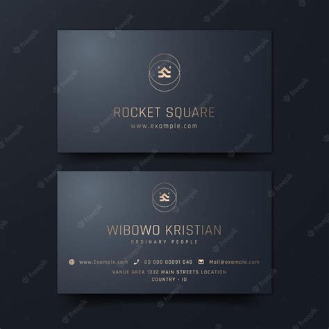 Premium Vector | Luxury business cards template