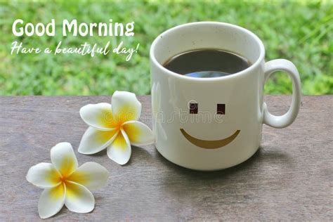 Morning Text Greeting - Good Morning. Have a Beautiful Day. a Cup of ...