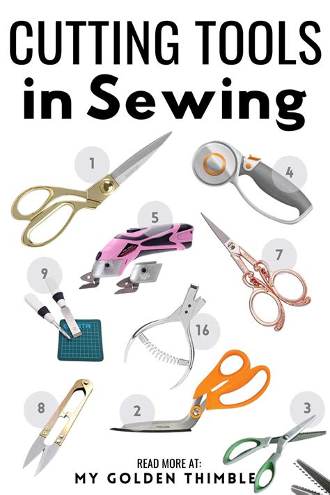 17 Must-Have Cutting Tools in Sewing. Easy Guide.