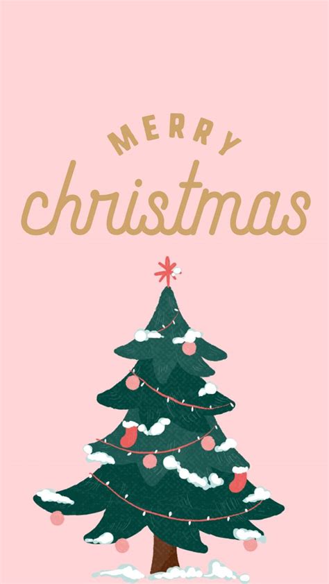 Pink Christmas wallpaper | Рождественские иллюстрации, Бумажные поделки ...