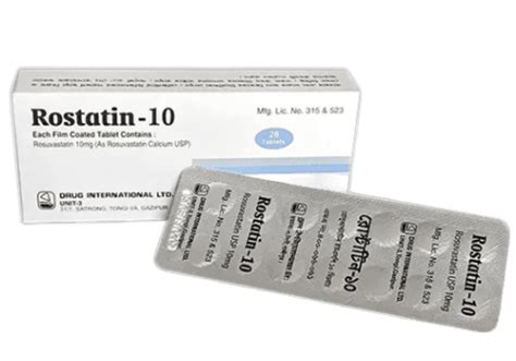 Tab. Rostatin 10 mg – Click EShop BD