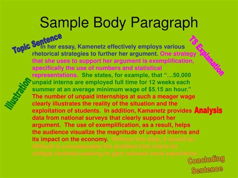 PPT - Writing Body Paragraphs PowerPoint Presentation, free download ...