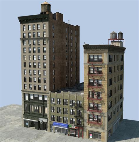 nyc buildings 3d model