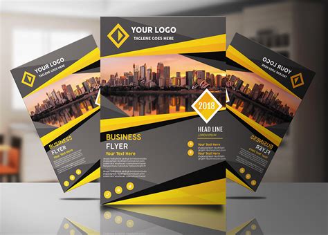 Flyer Design With Mockup on Behance