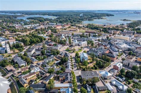 Aerial View of Hamina Old Town in Summer Stock Photo - Image of high, drone: 226674744