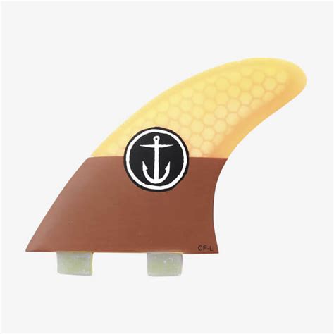 CAPTAIN FIN CO - Thruster Dual Tab Fins CF Large - VIRAL Surf for Shapers