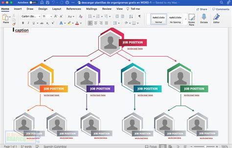 Descargar Plantilla De Organigrama En Word - Image to u