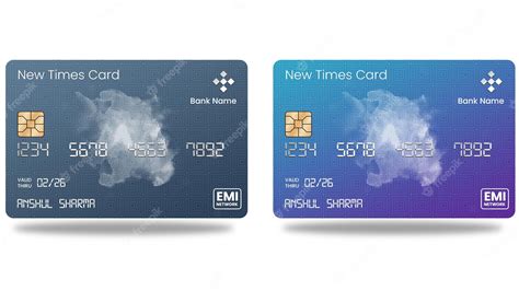 Premium PSD | Credit Card Design PSD