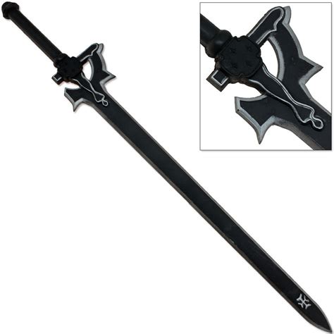 Knife World Sword Art Online Kirito Elucidator Replica Sword LARP Foam - Walmart.com